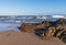Oceanic coast in eastern Uruguay