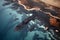 Oceanic Crisis: Aerial Perspective of a Vast Oil Spill