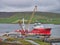 The Oceanic offshore support vessel at the Dales Voe South Quay in Shetland, Scotland, UK