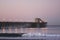 Oceanside , CA pier at dusk.