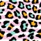 Ocelot pattern design - funny  drawing seamless leopard pattern.