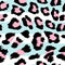 Ocelot pattern design - funny  drawing seamless leopard pattern.