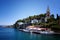 Ocen view and blue sky in Veli Losinj island in Croatia