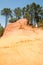 Ocher quarry, Roussillon, Provence, France