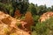 Ocher quarry, Roussillon, Provence, France