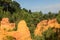 Ochre quarry, Rousillon, France