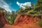 The ochre rocks of Colorado ProvenÃ§al