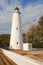 Ocracoke Island lighthouse on the Outer Banks of North Carolina