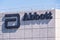 Oct 15, 2019 Santa Clara / CA / USA - Close up of Abbott Laboratories sign at their headquarters in Silicon Valley; Abbott