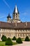 The octagonal bell tower of the abbey of Saint-Pierre and Saint-Paul de Cluny emerging above the conventual buildings