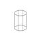 Octagonal prism icon. Geometric figure Element for mobile concept and web apps. Thin line icon for website design and development