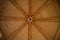 Octagonal shape of a playhouse`s ceiling