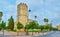 Octagonal tower of Alcazar fortress, Jerez, Spain