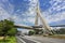 The Octavio Frias de Oliveira Bridge in Sao Paulo, Brazil