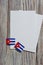 October 10, happy independence Day of Cuba. the concept of patriotism , freedom and independence. Mini flags with a white card on