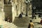 October 13, 2017, France, Paris, people sitting on the stairs