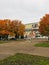 October 20, 2017, Kaliningrad, street, people, cars and buses