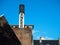 October 2018 - Mechelen, Belgium: Old chimney of the beer brewery Het Anker, producer of the beer Golden Carolus