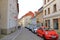 October 23 2022 - Dippoldiswalde, Germany: Lovingly renovated old town of a small East German town