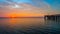 October sunset on Mobile Bay from Daphne, Alabama