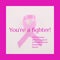 This october unite in support of breast cancer awareness month text, pink ribbon on white background