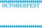 Octoberfest pattern. October munich fest background. Rhomb octoberfest blue ornament