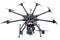 Octocopter drone with digital camera