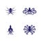 octopus icon Vector Illustration desigN
