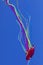 Octopus kite with vivid colors flying