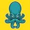 Octopus Mascot  Icon Logo vector