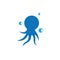 Octopus symbol vector icon illustration