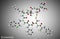 Octreotide molecule. It is octapeptide, synthetic somatostatin analogue, inhibitor of growth hormone, glucagon, insulin. Molecular