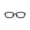 ocular glasses optical line icon vector illustration