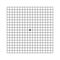 Oculist Amsler eye test grid. Vector printable chart retina examination. Grid with dot in centre. Vision control