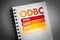ODBC - Open Database Connectivity acronym