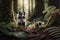 oded nature worldThe Adventures of Skunky and Raccoon in an Insanely Detailed Forest World