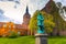 Odense, Denmark - April 29, 2017: Cathedral of Saint Canute and