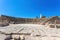 Odeon Amphitheatre and the lighthouse. Paphos, Cyprus