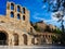 Odeon of Herodes Atticus and the Parthenon, Athens, Greece