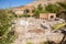 Odeon ruins, Gortyn archeological site, Island of Crete, Greece, Mediterranean