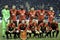 ODESSA, UKRAINE - December 08, 2016: General team group photo Football players Manchester United during the UEFA Europa League ma