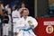 ODESSA, UKRAINE - JUNE 3, 22023: Participants in karate competition among children. Many children participate in martial arts