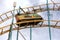 ODESSA, UKRAINE - MAY 6, 2019: Visitors ride road slides in an amusement park. Young friends on an exciting rollercoaster. Young