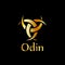 Odin- The graphic is a symbol of the horns of Odin