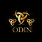 Odin- The graphic is a symbol of the horns of Odin