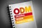 ODM - Original Design Manufacturer acronym