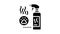 odor neutralizer glyph icon animation