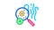 odor smell microbe research Icon Animation