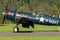 OE-EAS Chance Vought F4U-4 Corsair airplane in Mollis in Switzerland