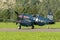 OE-EAS Chance Vought F4U-4 Corsair airplane in Mollis in Switzerland